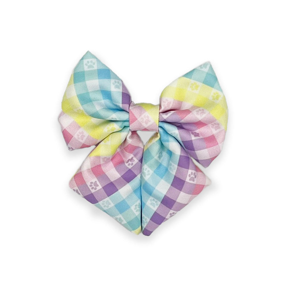 Sailor Bow - Rainbow Paws